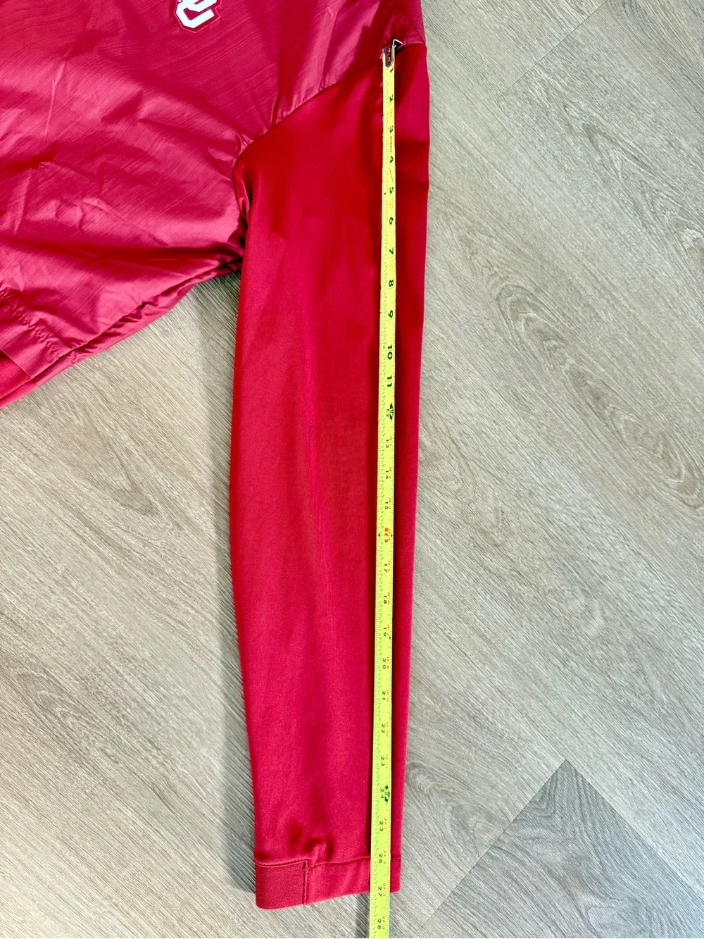 Nike Jordan BrandOklahomaSoonersOU Crimson Full ZipJacketBomberMen Size Large